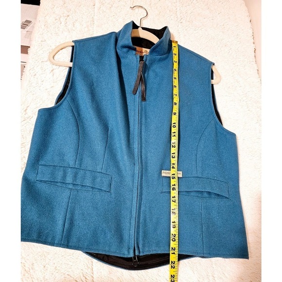 Powder PR River Outfitters SzM. Teal green Wool blend western best. Texas design - Picture 6 of 11